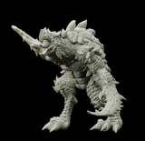 3D Printed Bestiary Vol. 4 Nafarrate - Corvolture Beast 32mm Ragnarok D&D - Charming Terrain