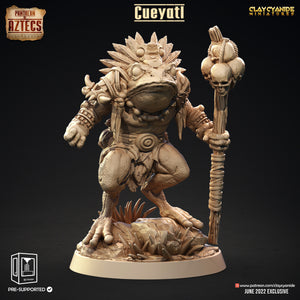 3D Printed Clay Cyanide Cueyatl Set Pantheon of Aztecs Ragnarok D&D