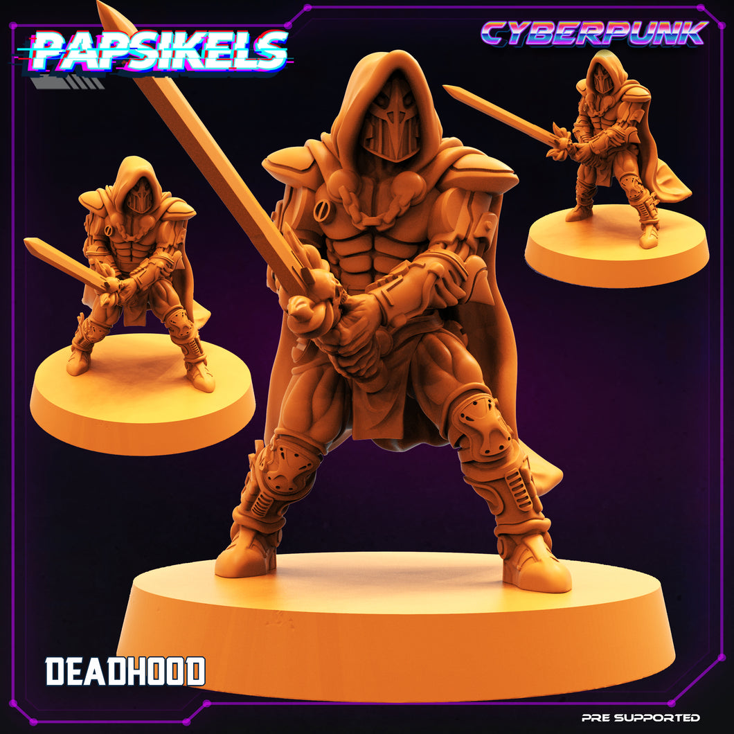 3D Printed Papsikels Cyberpunk Sci-Fi Deadhood - 28mm 32mm
