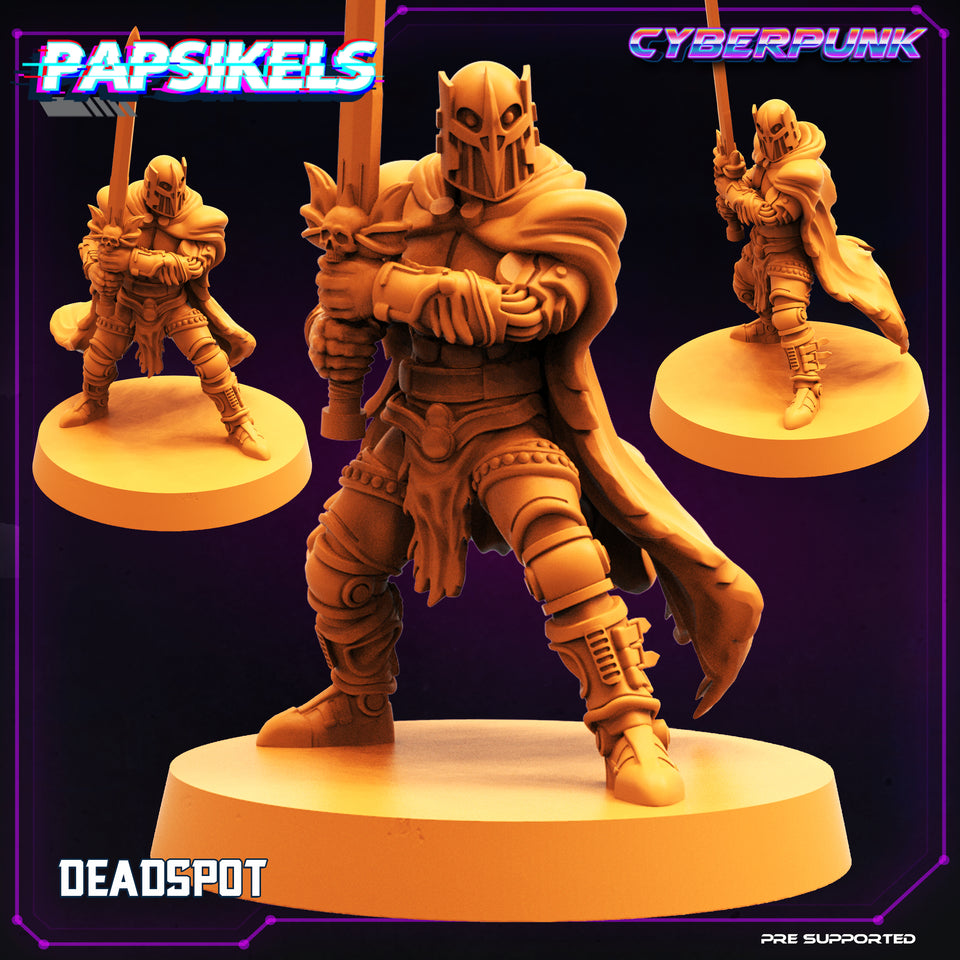 3D Printed Papsikels Cyberpunk Sci-Fi Deadspot - 28mm 32mm