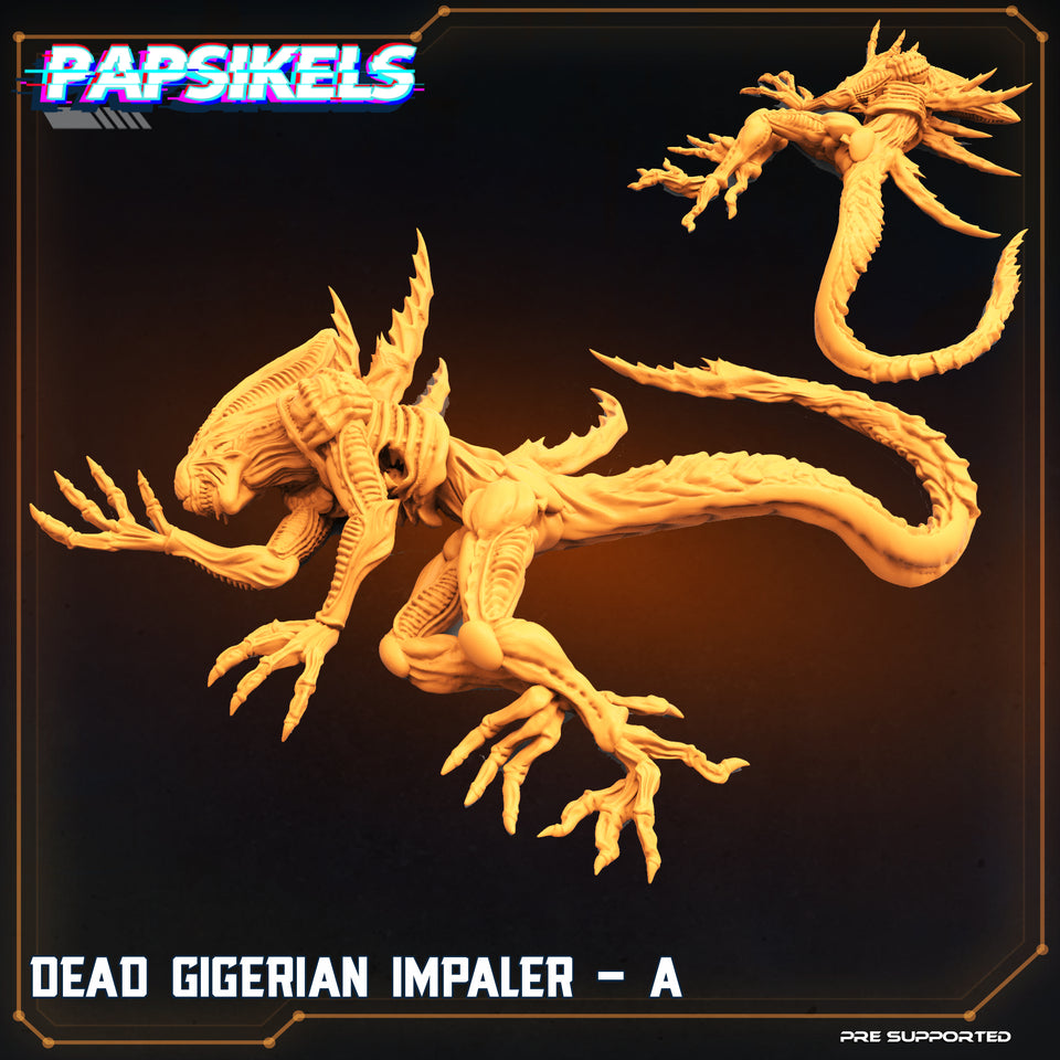 3D Printed Papsikels Cyberpunk Sci-Fi Dead Gigerian Impaler Set - 28mm 32mm