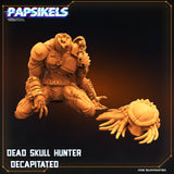 3D Printed Papsikels Cyberpunk Sci-Fi Dead Skull Hunter Headless - 28mm 32mm