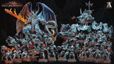 3D Printed Archvillain Games Kaus Chaosbred Dreadnaught Demonstar - The Reckoning 28 32mm D&D