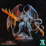 3D Printed Archvillain Games Armaros Galactic Chaoslord Demonstar - The Reckoning 28 32mm D&D