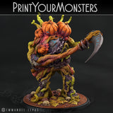 3D Printed Print Your Monsters Dangerous Conjoined Twins Pumpkin Attack Pack II 28mm - 32mm D&D Wargaming