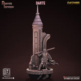 3D Printed Clay Cyanide Dante from Dante's Inferno 28mm-32mm Ragnarok D&D