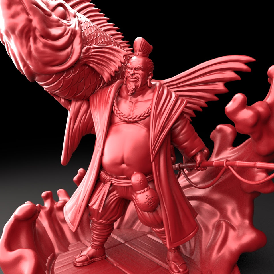 3D Printed Bestiary Vol. 5 Nafarrate Ebisu - 32mm Ragnarok D&D