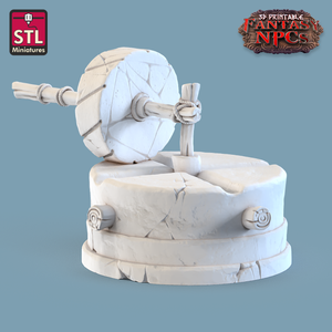 3D Printed STL Miniatures Farmer Set Fantasy NPC 28mm - 32mm War Gaming D&D