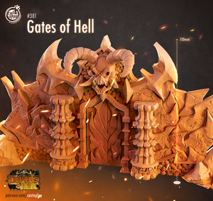 3D Printed Cast n Play Gates of Hell Depths of Hell 28mm 32mm D&D