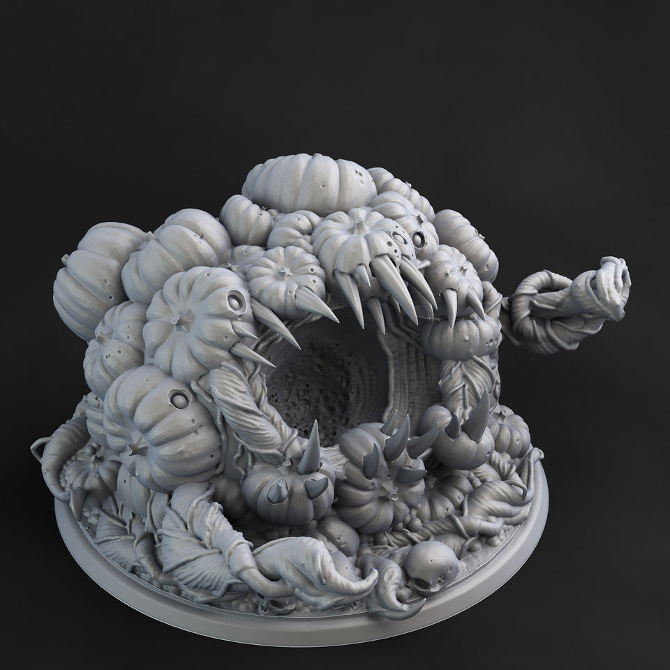3D Printed Print Your Monsters Gluttonous Awakened Pumpkin 28mm - 32mm D&D Wargaming