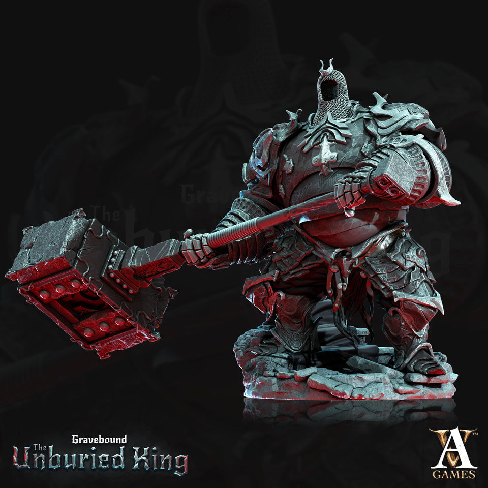 3D Printed Archvillain Games Arma Tenebris - Gravebound The Unburied King 28 32mm D&D
