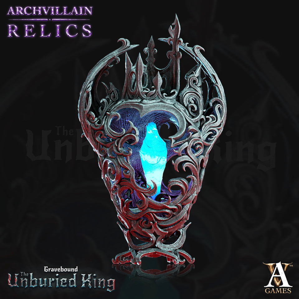 3D Printed Archvillain Games Archvillain Relics - Cor Tenebris Prop