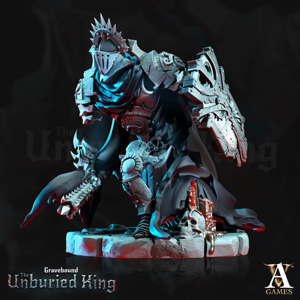 3D Printed Archvillain Games Tenebris Vessels - Gravebound The Unburied King 28 32mm D&D