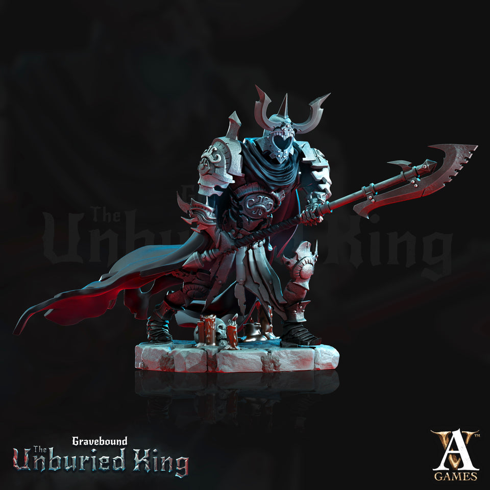 3D Printed Archvillain Games Tenebris Vessels - Gravebound The Unburied King 28 32mm D&D