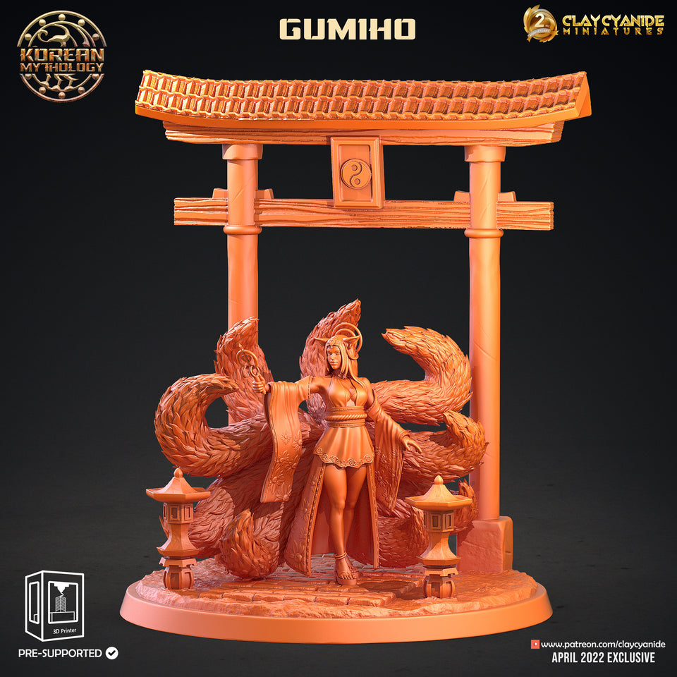 3D Printed Clay Cyanide Korean Mythology Full Set Ragnarok D&D