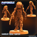 3D Printed Papsikels Cyberpunk Sci-Fi Handler Skull Hunter - 28mm 32mm