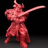 3D Printed Bestiary Vol. 5 Nafarrate Hachiman - 32mm Ragnarok D&D
