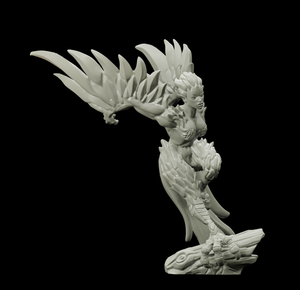 3D Printed Bestiary Vol. 4 Nafarrate - Harpy 32mm Ragnarok D&D - Charming Terrain