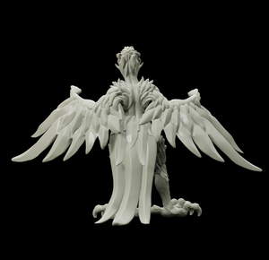 3D Printed Bestiary Vol. 4 Nafarrate - Harpy 32mm Ragnarok D&D - Charming Terrain