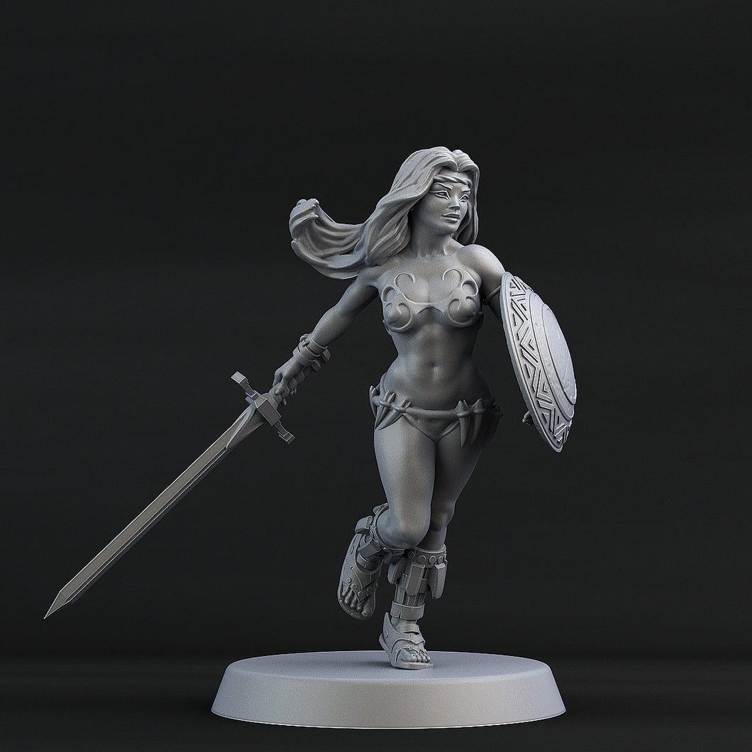 3D Printed Print Your Monsters Heroine 28mm - 32mm D&D Wargaming