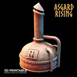 3D Printed Asgard Rising Dwarf Distillery and Brewery Set 28mm - 32mm