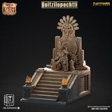 3D Printed Clay Cyanide Huitzilopochtli Pantheon of Aztecs Ragnarok D&D