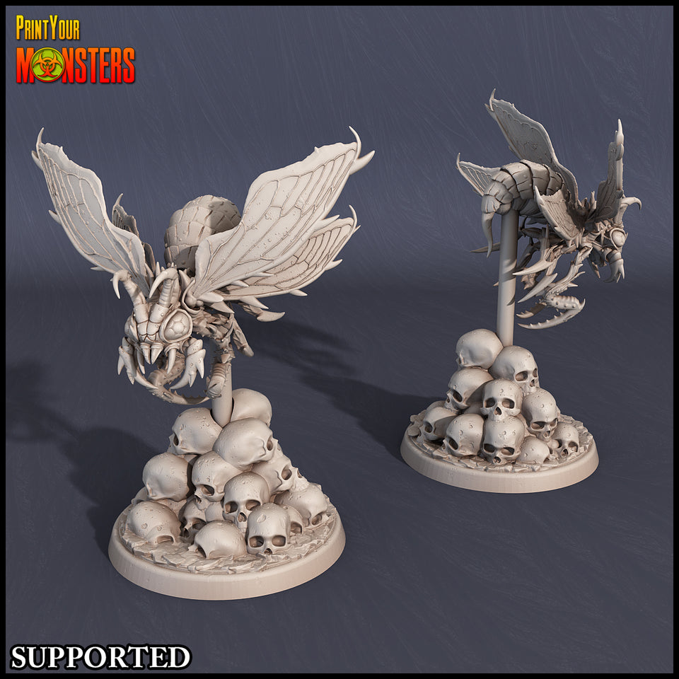 3D Printed Print Your Monsters Infernal Bee Set The Infernal Hive 28mm - 32mm D&D Wargaming