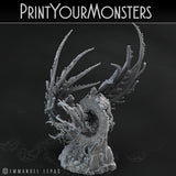 3D Printed Print Your Monsters Infernal Magma Dragon 28mm - 32mm D&D Wargaming