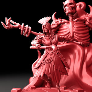 3D Printed Bestiary Vol. 5 Nafarrate Izanami - 32mm Ragnarok D&D