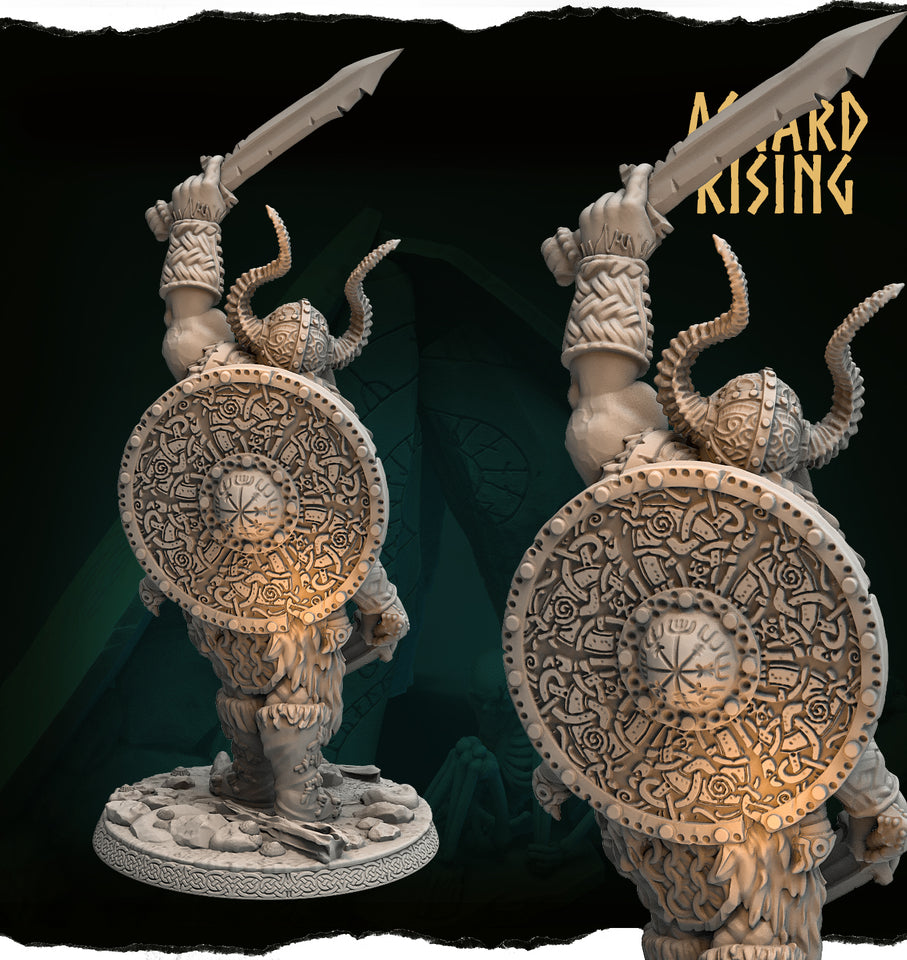 3D Printed Asgard Rising Jarl Rurik Alternative Chieftains 28 32 54 mm