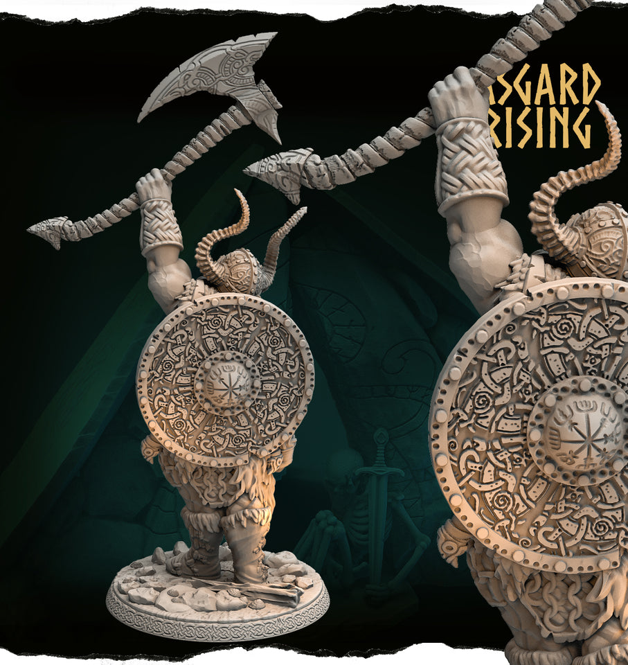 3D Printed Asgard Rising Jarl Rurik Chieftains 28 32 54 mm