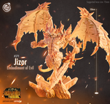 3D Printed Cast n Play Jizor Depths of Hell 28 32mm D&D