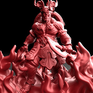 3D Printed Bestiary Vol. 5 Nafarrate Kagutsuchi - 32mm Ragnarok D&D