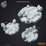 3D Printed Cast n Play Kobold Bases- Kobolds Collection 28mm 32mm D&D