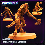 3D Printed Papsikels Cyberpunk Sci-Fi Jade Panther Stalker Set - 28mm 32mm