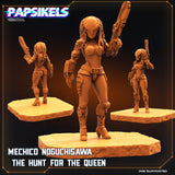 3D Printed Papsikels Sci-Fi Mechico Noguchisawa The Hunt For The Queen - 28mm 32mm