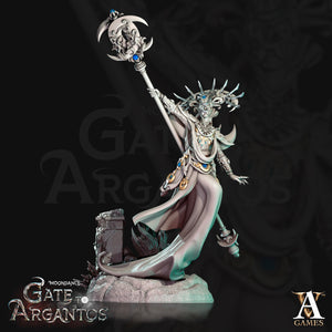 3D Printed Archvillain Games Mages of the Crescent Moondance - Gate to Argantos 28 32mm D&D