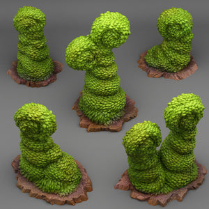 3D Printed Fantastic Plants and Rocks Majestic Hedge 28mm - 32mm D&D Wargaming