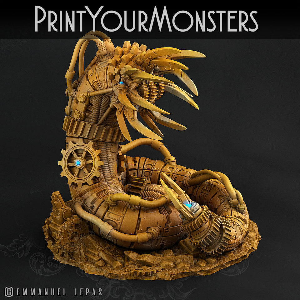 3D Printed Print Your Monsters Total Worms 2 Set 28mm - 32mm D&D Wargaming