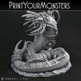 3D Printed Print Your Monsters Mechanic Worm Total Worms 2 Set 28mm - 32mm D&D Wargaming