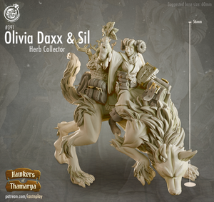 3D Printed Cast n Play Olivia Daxx and Sil Hawkers of Thamarya 28mm 32mm D&D