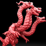 3D Printed Bestiary Vol. 5 Nafarrate - Orochi Dragon 32mm Ragnarok D&D