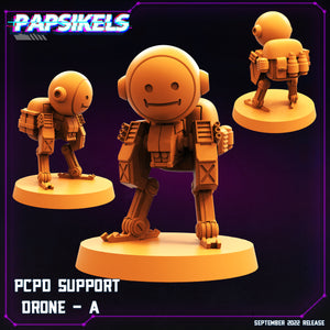 3D Printed Papsikels Cyberpunk Sci-Fi Pcpd Support Drone Set - 28mm 32mm