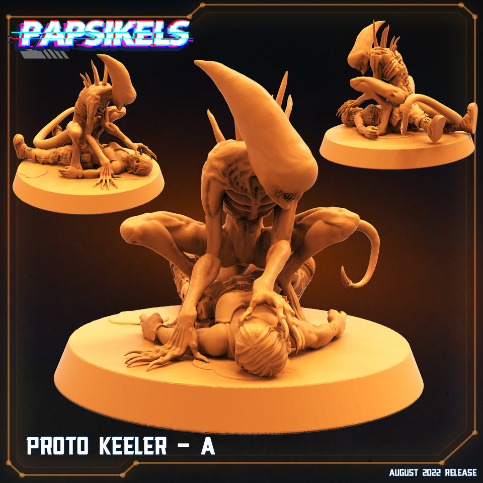 3D Printed Papsikels Sci-FI Proto Keeler A - 28mm 32mm
