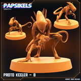 3D Printed Papsikels Cyberpunk Sci-Fi Proto Keeler Set - 28mm 32mm