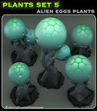 3D Printed Fantastic Plants and Rocks Alien Eggs Plants 28mm - 32mm D&D Wargaming