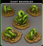 3D Printed Fantastic Plants and Rocks Giant Brambles 28mm - 32mm D&D Wargaming