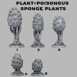 3D Printed Fantastic Plants and Rocks Poisonous Sponge Plants 28mm - 32mm D&D Wargaming