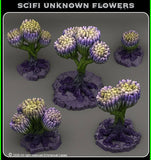 3D Printed Fantastic Plants and Rocks Scifi Unknown Flowers 28mm - 32mm D&D Wargaming