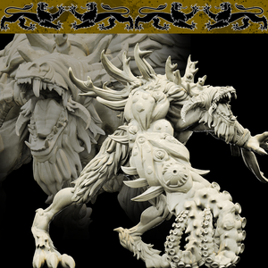 3D Printed Bestiary Vol. 4 Nafarrate - Pon'uglrit Bugbear 32mm Ragnarok D&D - Charming Terrain